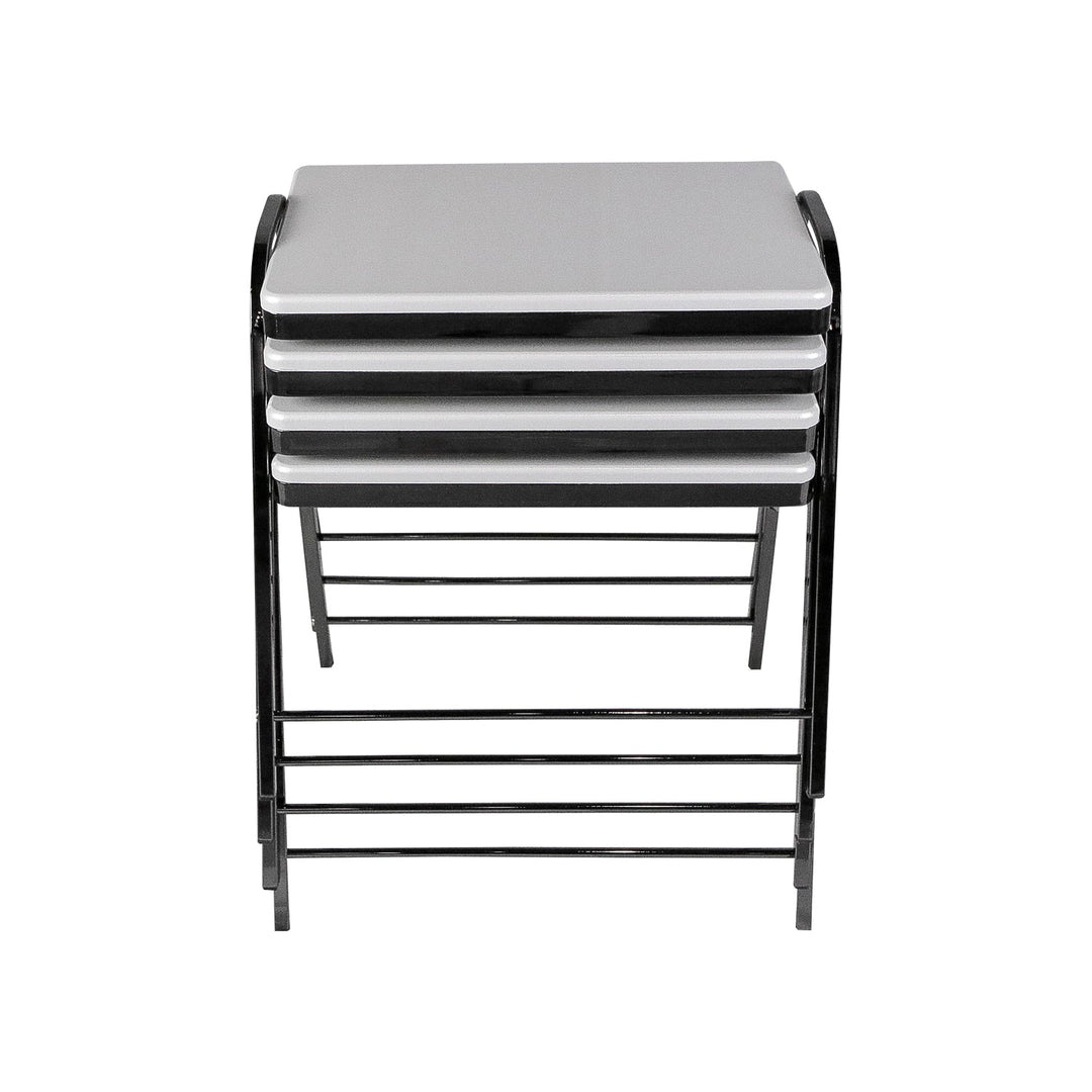 Turkish Tray Coffee Table 3 Pcs Set with MEMBRANE MDF Material - V Surfaces