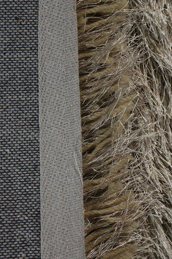 Turkish Turkish Plush and Soft Heaven Shaggy Rug - Brown - 3.9 x 5.5 FT - Fluffy Furry Floor Decor Rug Heaven Shaggy - V Surfaces