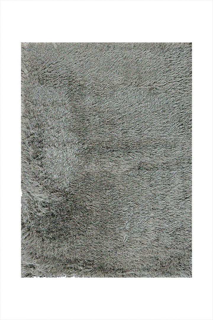 Turkish Turkish Plush and Soft Heaven Shaggy Rug - Gray - 3.9 x 5.5 FT - Fluffy Furry Floor Decor Rug Heaven Shaggy - V Surfaces