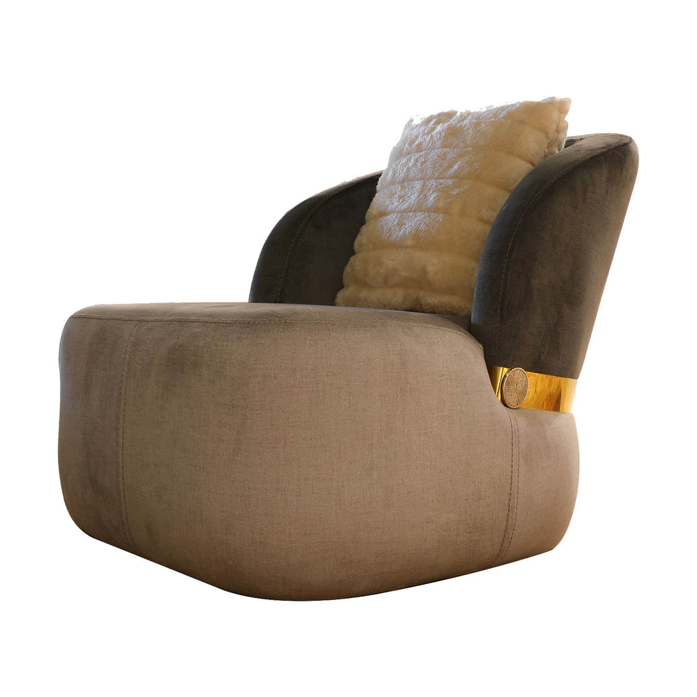 TURKISH UMUT LUXURY ARM CHAIR/1PC/MALDIV 5346 - V Surfaces
