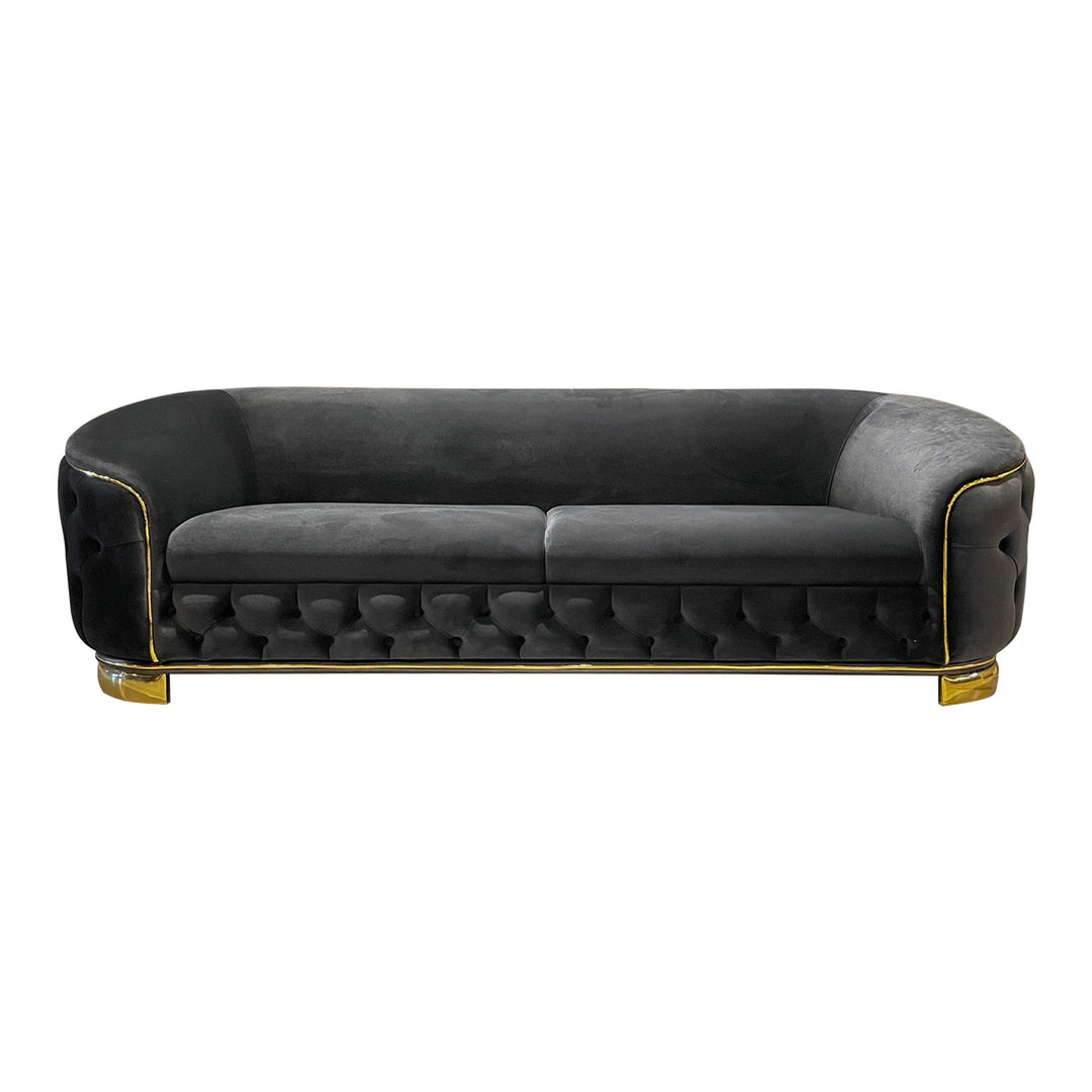 Turkish Zen Sofa - Black- Transform Your Living Space with Diamond Sofa: A Turkish Masterpiece - V Surfaces
