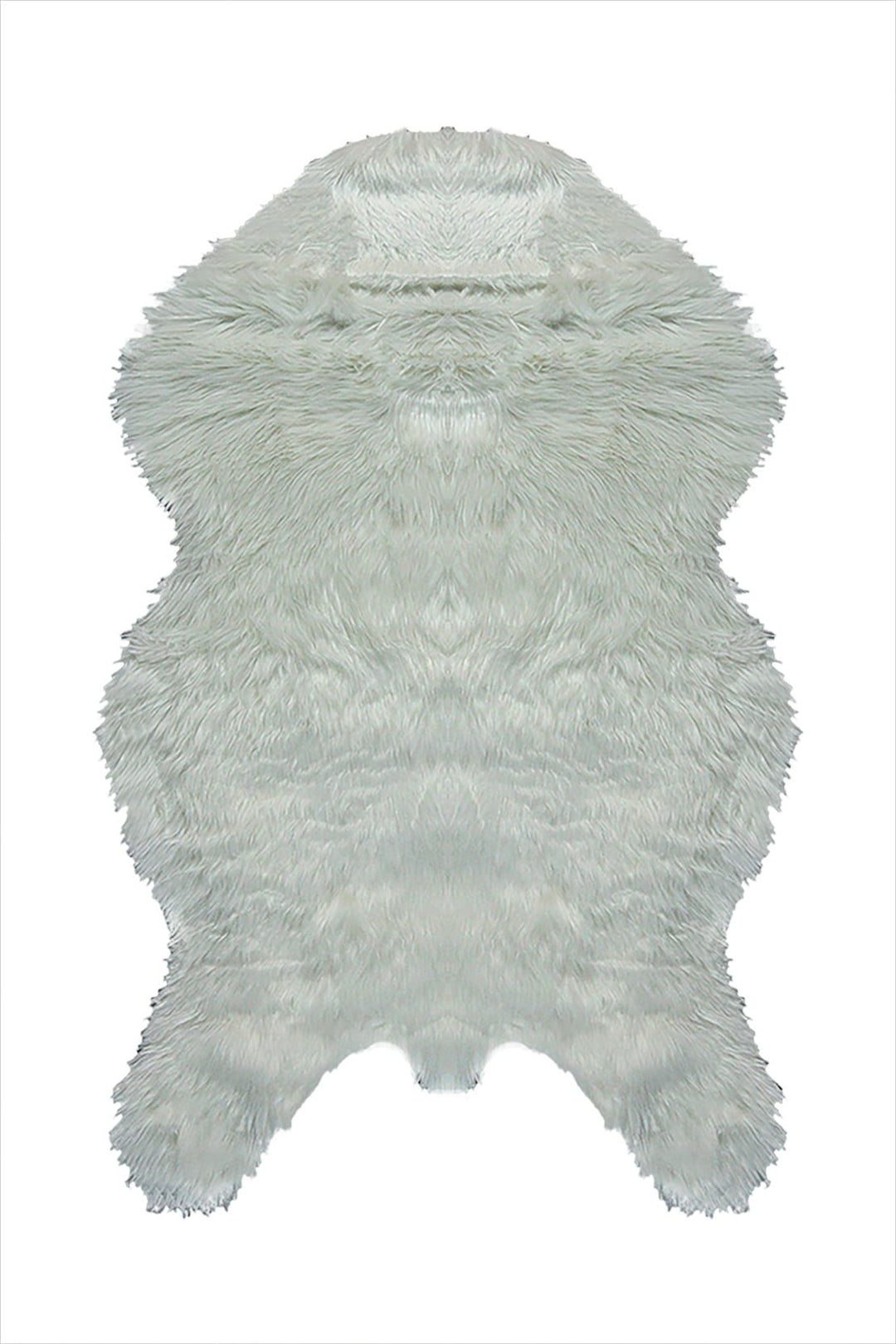 Wild Life (Sheep Fur) - 2.9 x 4.9 FT - White - Luxuriously Soft Fluffy Rug - V Surfaces